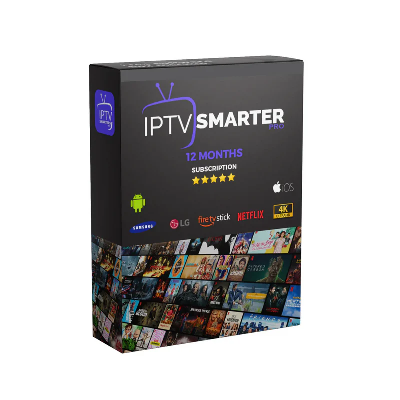 Premium IPTV Smarters Pro Subscription | 4K UHD & Instant Activation
